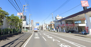 神奈川県横浜市戸塚区_2車線道路