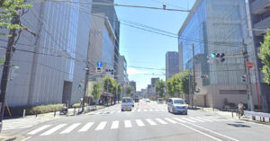 神奈川県横浜市南区_2車線道路