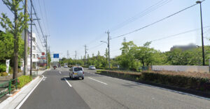 神奈川県川崎市麻生区_2車線道路