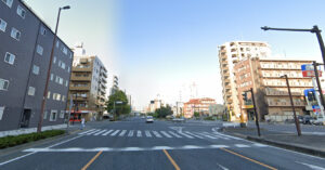 神奈川県横浜市鶴見区_多車線