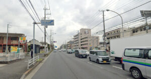 神奈川県横浜市緑区_2車線道路